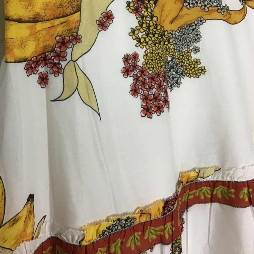 FARM RIO Off-White Mermaid Bananas Maxi Skirt - Picture 5 of 13